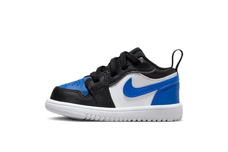 Toddler's Jordan 1 Low Alt White/Royal Blue-Black-White (DR9747 140)