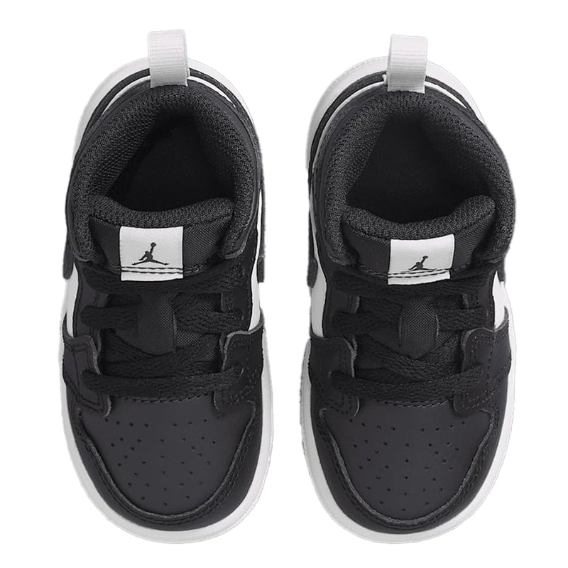 Toddler's Jordan 1 Mid Black/Off Noir-Summit White (DQ8425 010)