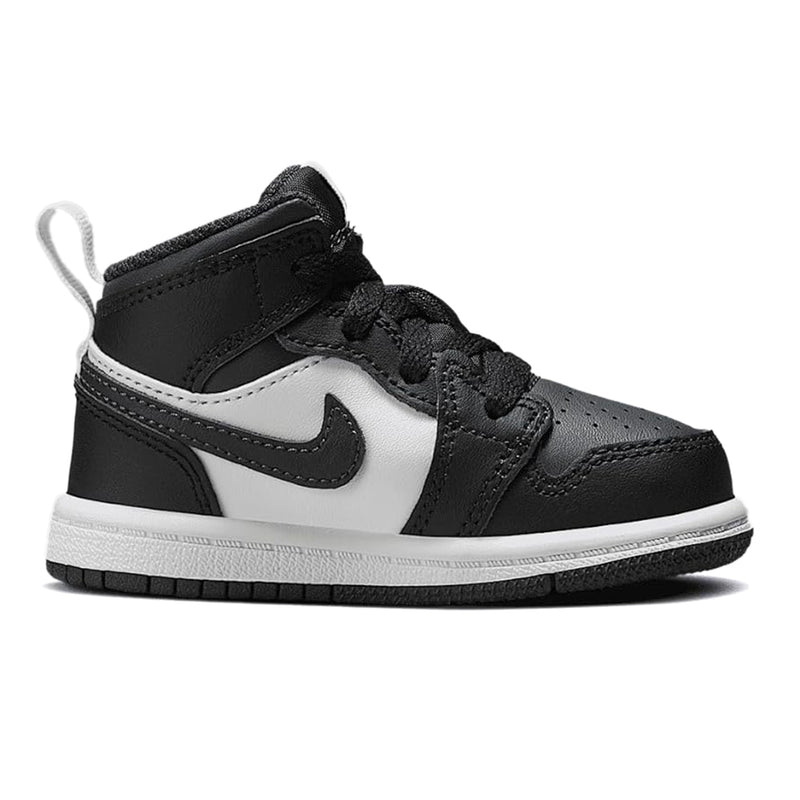 Toddler's Jordan 1 Mid Black/Off Noir-Summit White (DQ8425 010)