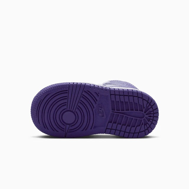 Toddler's Jordan 1 Mid Dusty Amethyst/Court Purple (DQ8425 500)