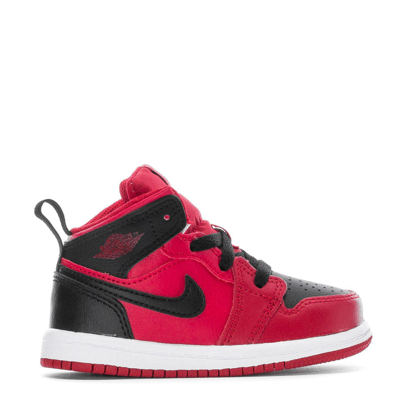 Toddler's Jordan 1 Mid "Reverse Bred" Gym Red/Black-White (640735 660)