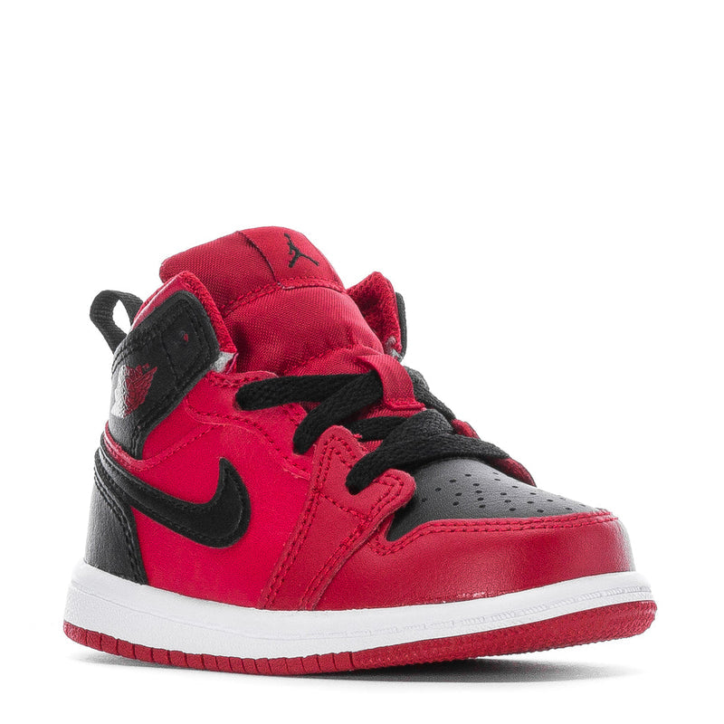 Toddler's Jordan 1 Mid "Reverse Bred" Gym Red/Black-White (640735 660)