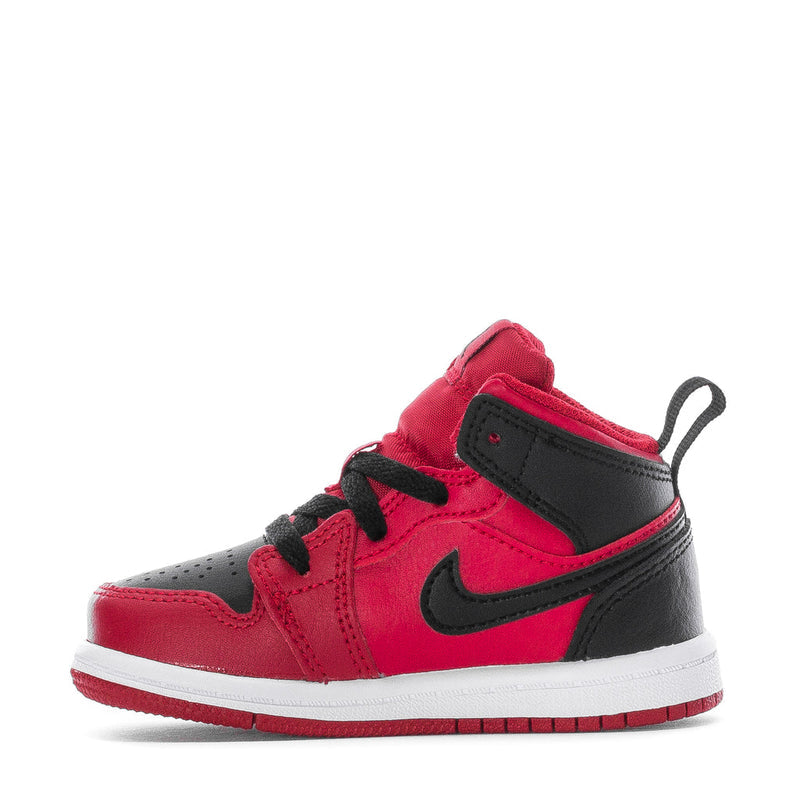 Toddler's Jordan 1 Mid "Reverse Bred" Gym Red/Black-White (640735 660)