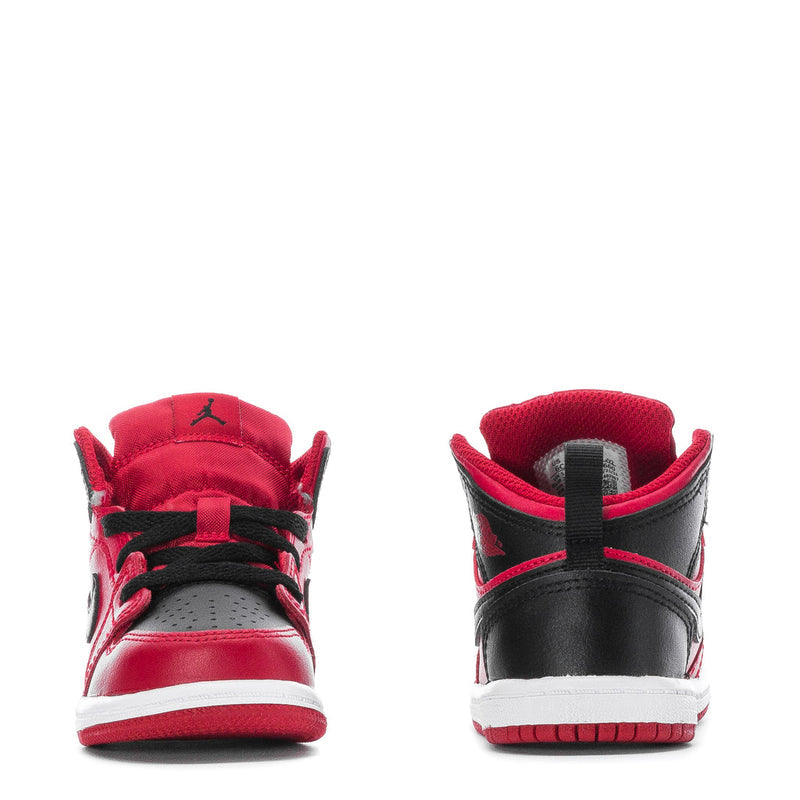Toddler's Jordan 1 Mid "Reverse Bred" Gym Red/Black-White (640735 660)