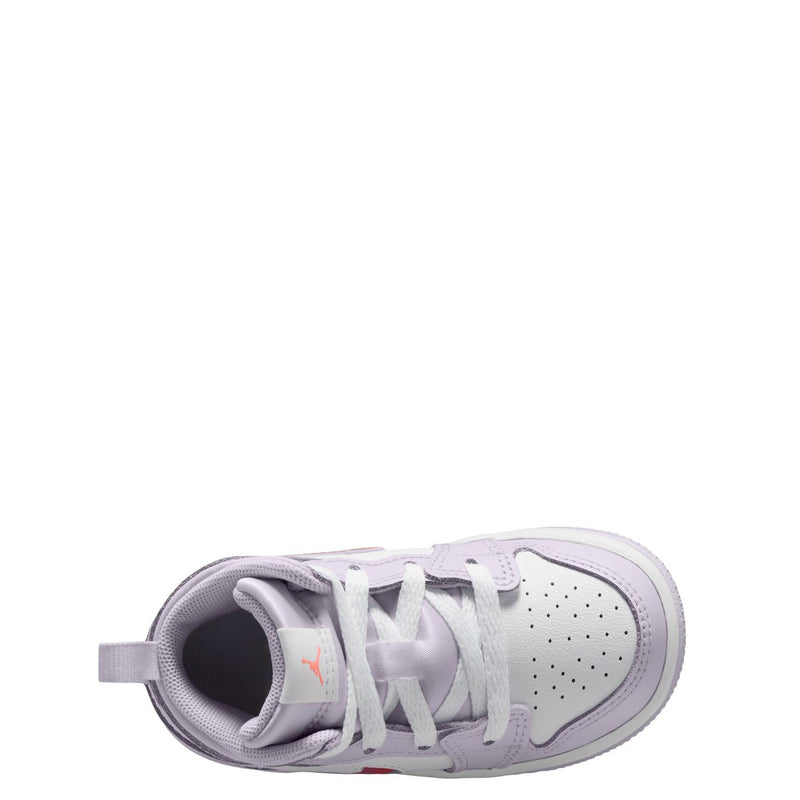 Toddler's Jordan 1 Mid SE Barely Grape/Atomic Pink-White (IM4421 500)