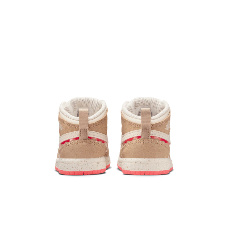 Toddler's Jordan 1 Mid SE Desert/Fusion Red-Pale Ivory (HJ5959 206)