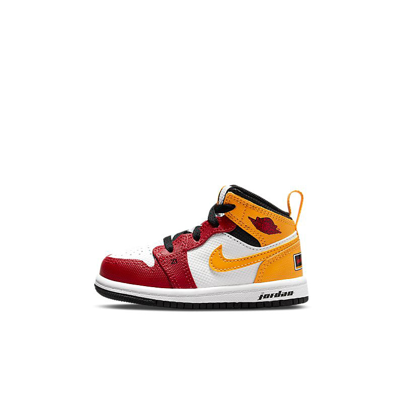 Toddler's Jordan 1 Mid SE "Motorsport" Blk/Univ Gld-Gym Red (DJ0335 067)