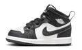 Toddler's Jordan 1 Mid SE "Panda Elephant" Off Noir/Blk-Wht (FB9912 001)