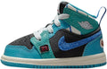 Toddler's Jordan 1 Mid SS Anthracite/Glacier Blue (FJ9480 004)