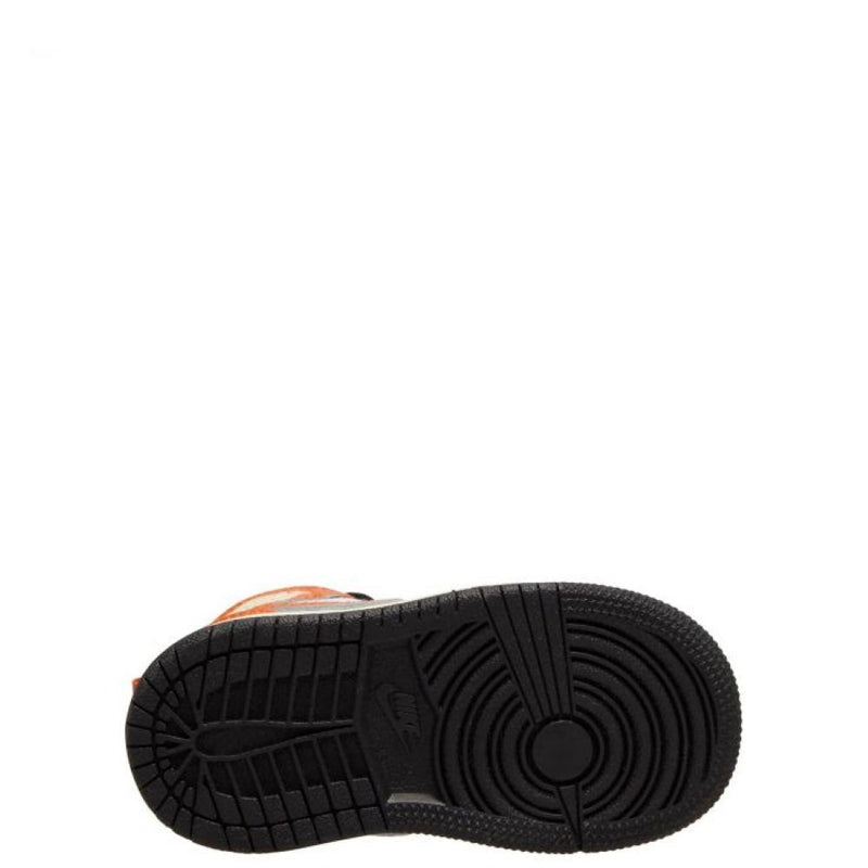 Toddler's Jordan 1 Mid Starfish/Black-White-Sail (DQ8425 801)