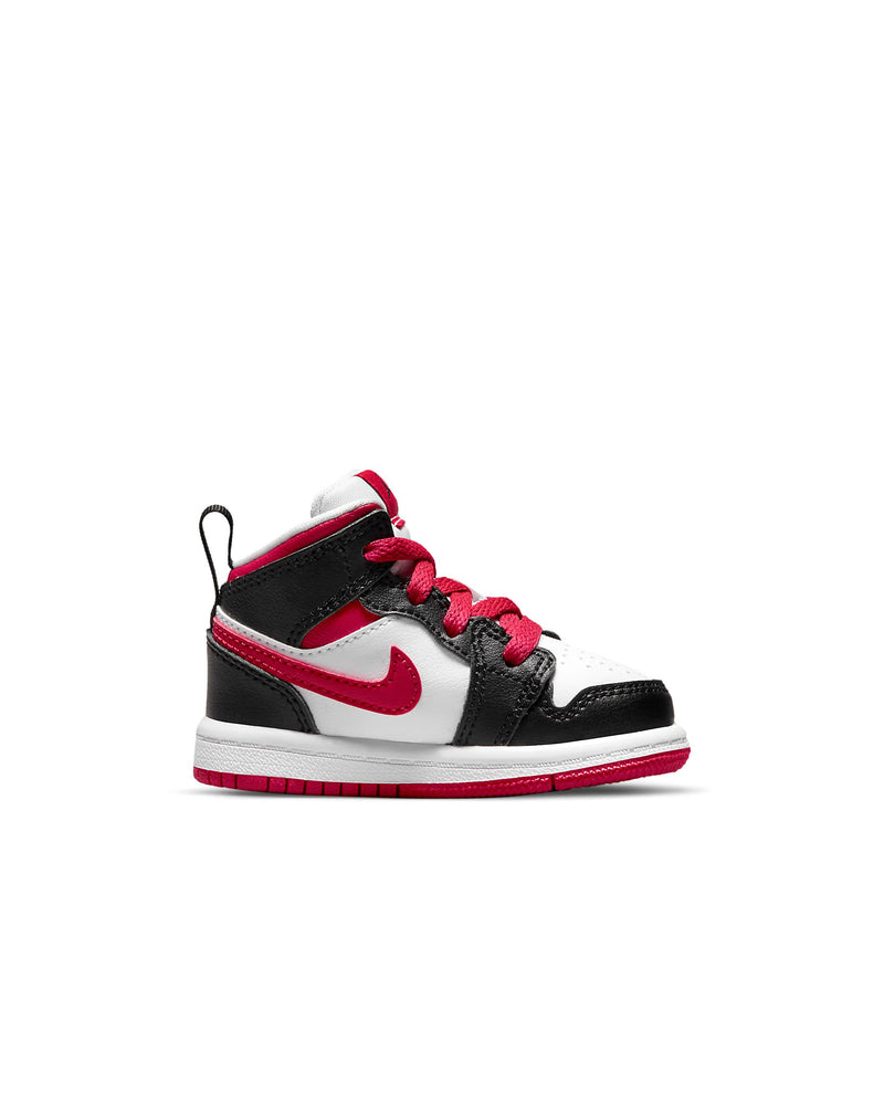 Toddler's Jordan 1 Mid "Very Berry" Black/Very Berry-White (640735 016)