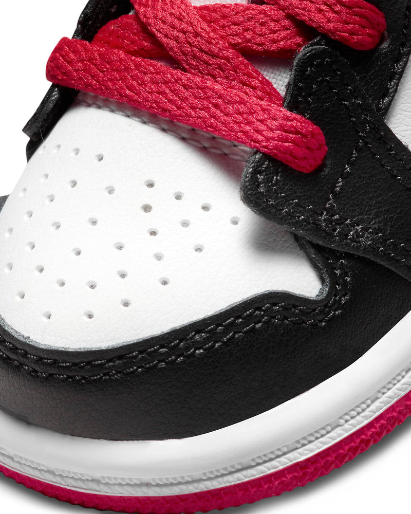 Toddler's Jordan 1 Mid "Very Berry" Black/Very Berry-White (640735 016)
