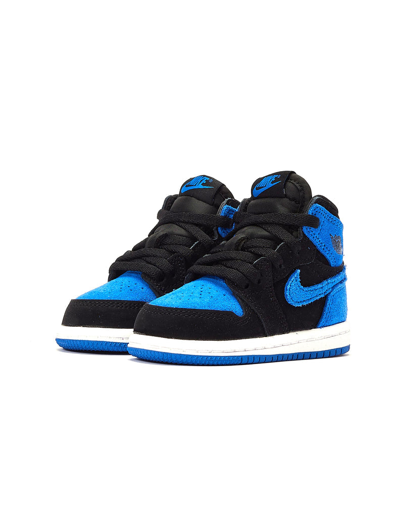 Toddler's Jordan 1 Retro High OG Black/Royal Blue-White (FD1413 042)