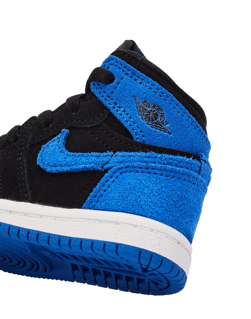 Toddler's Jordan 1 Retro High OG Black/Royal Blue-White (FD1413 042)