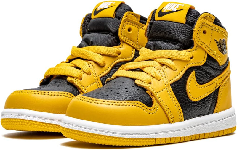 Toddler's Jordan 1 Retro High OG Pollen/White-Black (AQ2665 701)