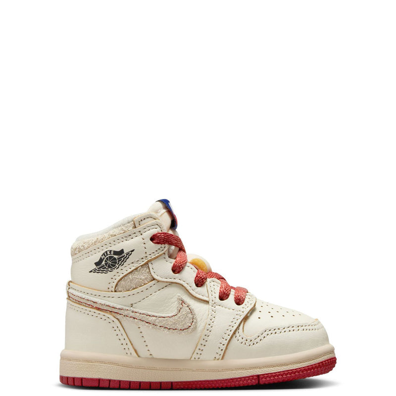 Toddler's Jordan 1 Retro High OG Sail/Cinnabar-Light Bone (FD2598 100)