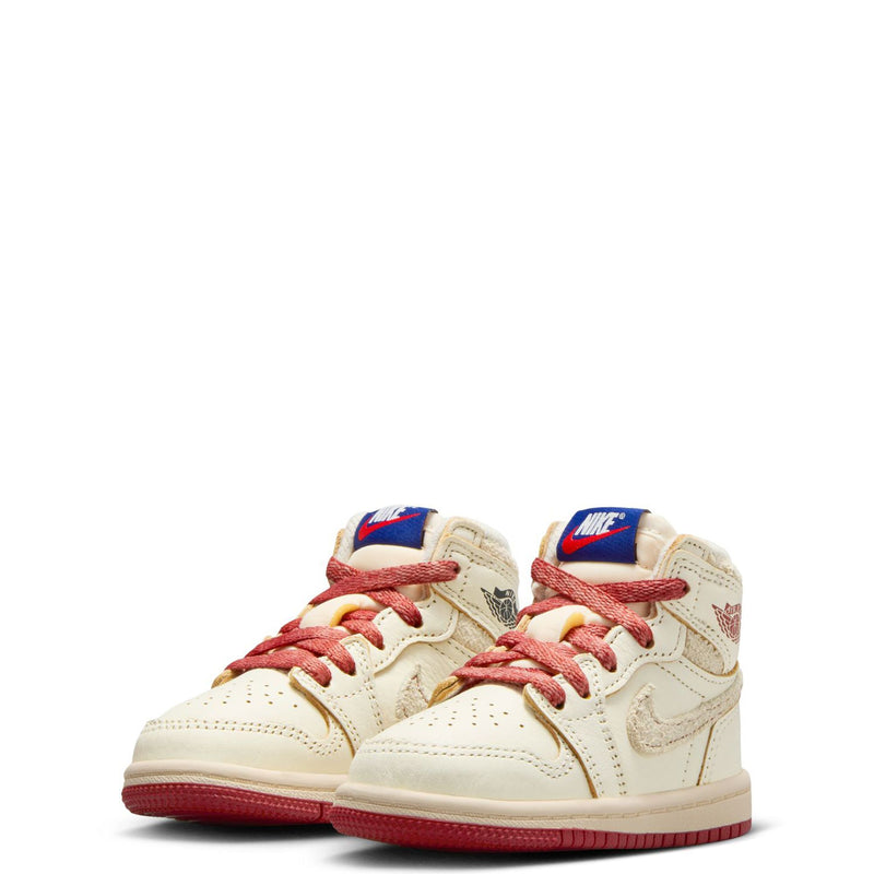 Toddler's Jordan 1 Retro High OG Sail/Cinnabar-Light Bone (FD2598 100)