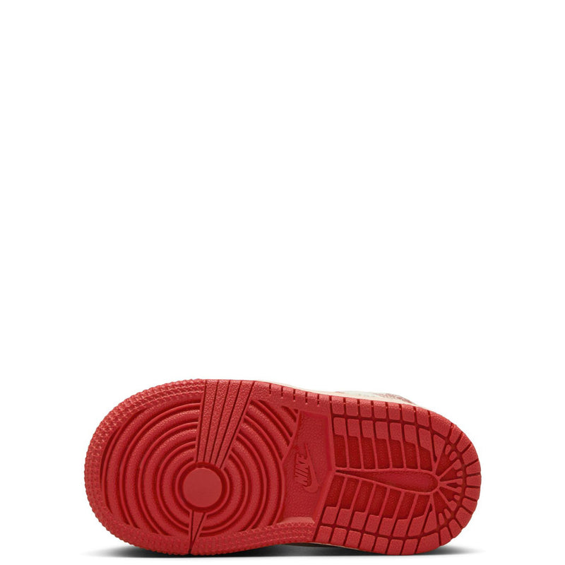 Toddler's Jordan 1 Retro High OG Sail/Cinnabar-Light Bone (FD2598 100)