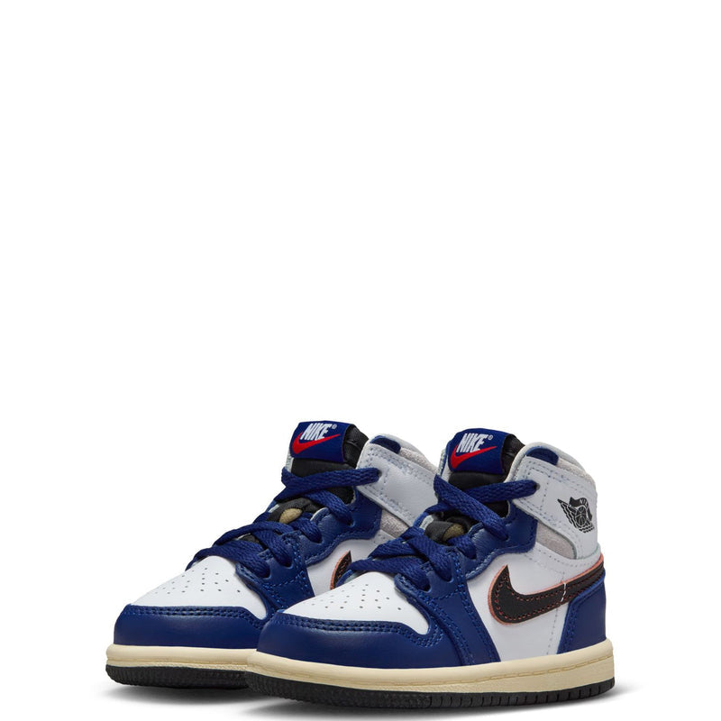 Toddler's Jordan 1 Retro High OG White/Black-Neutral Grey (FD1413 100)