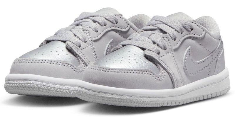 Toddler's Jordan 1 Retro Low OG Neutral Grey/Metallic Slver (FQ5435 002)