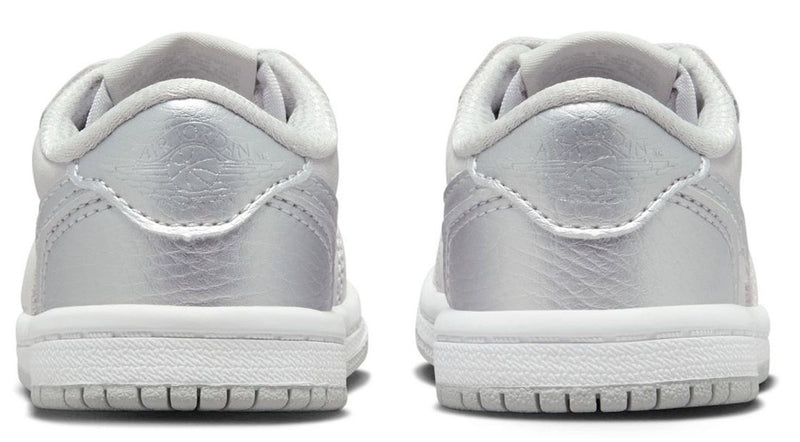 Toddler's Jordan 1 Retro Low OG Neutral Grey/Metallic Slver (FQ5435 002)