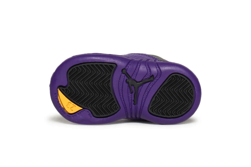 Toddler's Jordan 12 Retro Black/Field Purple (850000 057)