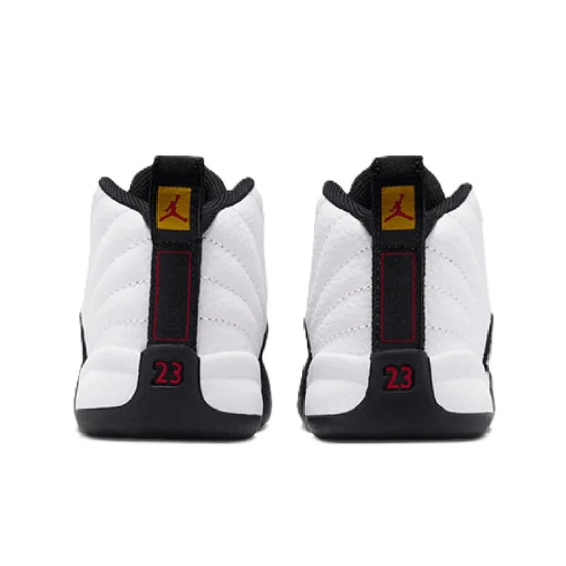 Toddler's Jordan 12 Retro "Taxi" White/Black-Taxi (850000 117)