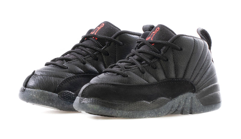 Toddler's Jordan 12 Retro "Utility" Blck/Blck-Brght Crimson (DM5206 006)