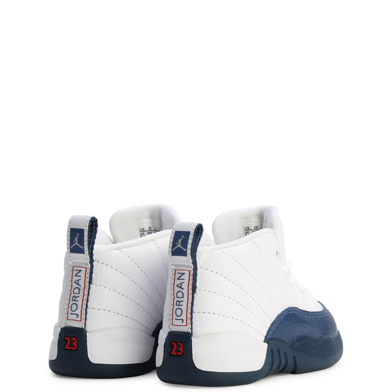 Toddler's Jordan 12 Retro White/French Blue (850000 114)