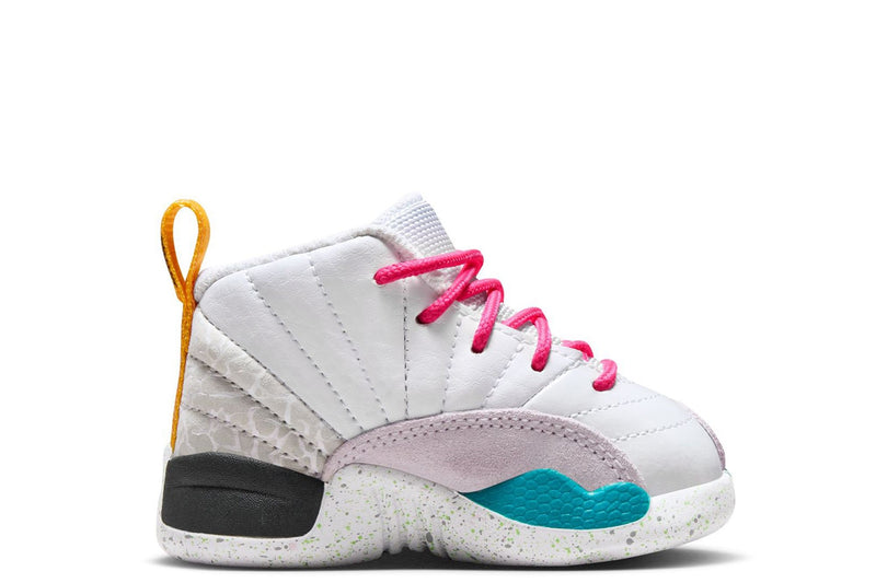 Toddler's Jordan 12 Retro White/Vapor Green-Photon Dust (850000 130)