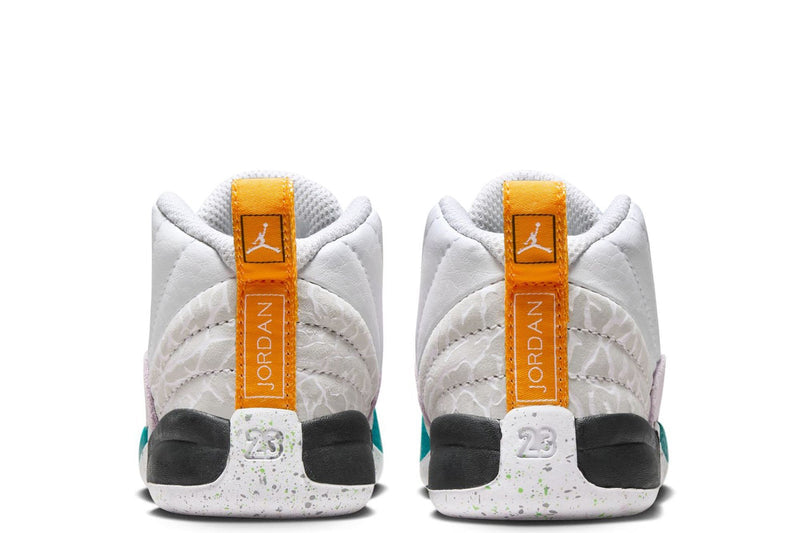 Toddler's Jordan 12 Retro White/Vapor Green-Photon Dust (850000 130)