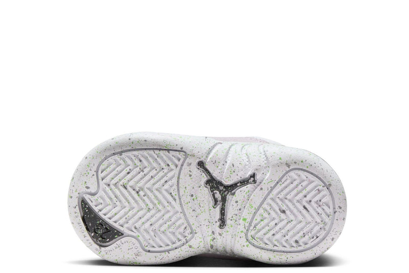 Toddler's Jordan 12 Retro White/Vapor Green-Photon Dust (850000 130)