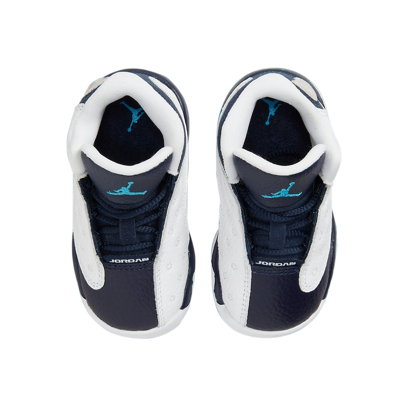 Toddler's Jordan 13 Retro "Obsidian" Wt/Dk Powder Blu-Multi (DJ3004 144)