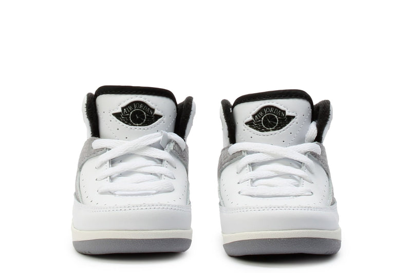 Toddler's Jordan 2 Retro "Python" White/Fire Red-Black-Sail (DQ8563 102)
