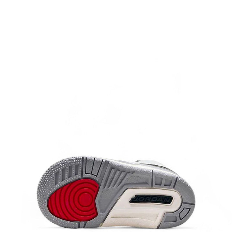 Toddler's Jordan 3 Retro "Cement Grey" Summit Wht/Fire Red (DM0968 106)