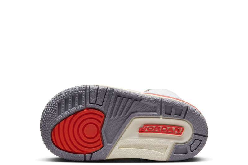 Toddler's Jordan 3 Retro "Georgia Peach" Wht/Csmc Clay-Sail (FQ9175 121)