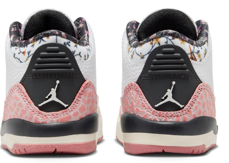 Toddler's Jordan 3 Retro White/Anthracite-Red Stardust (FQ9175 100)