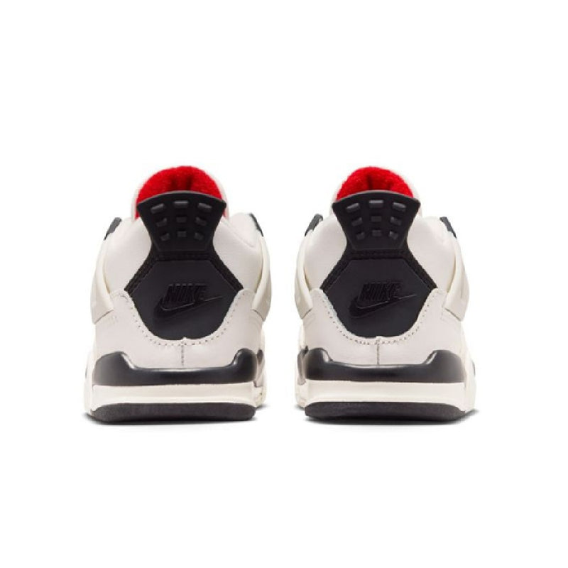 Toddler's Jordan 4 Retro OG FC Sail/Black-University Red (IM4027 100)