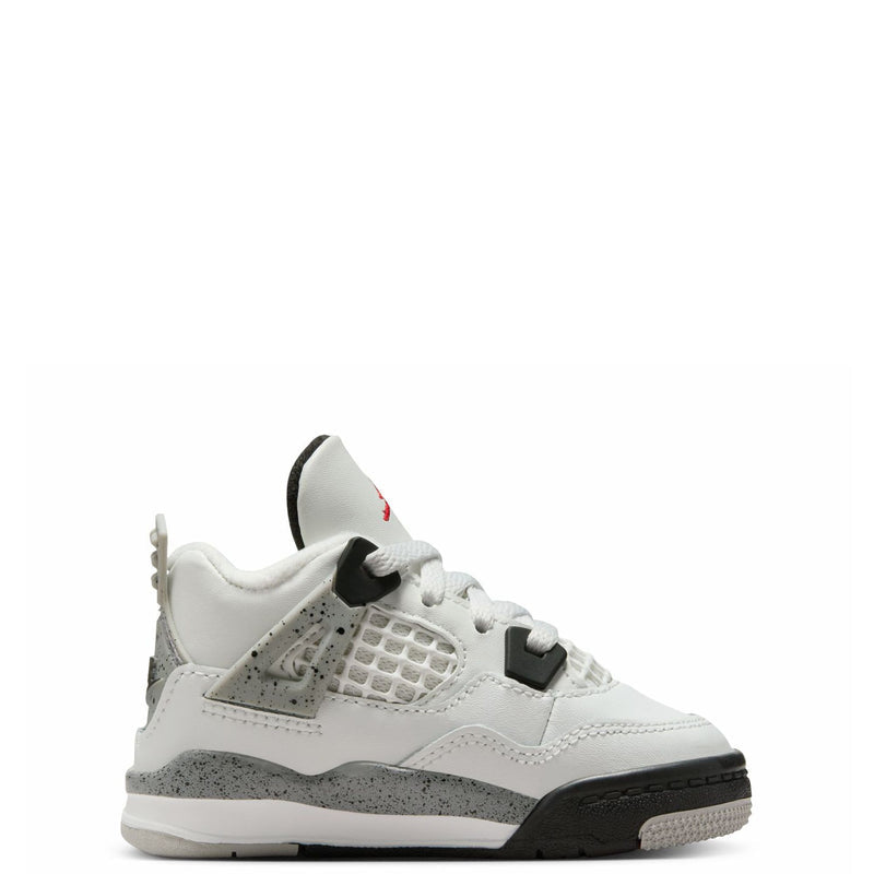 Toddler's Jordan 4 Retro OG Summit White/Fire Red (IB4387 100)