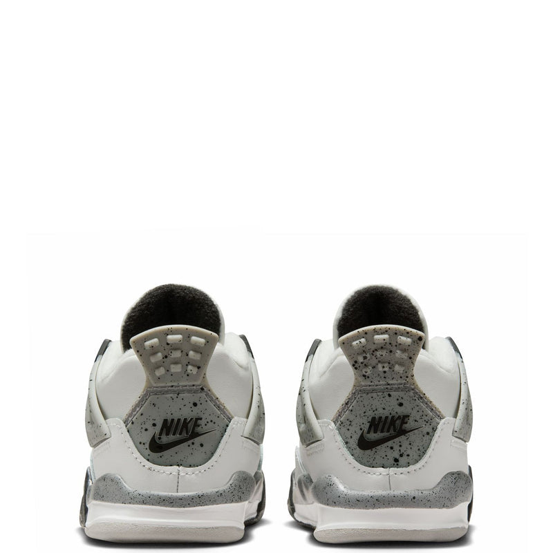 Toddler's Jordan 4 Retro OG Summit White/Fire Red (IB4387 100)