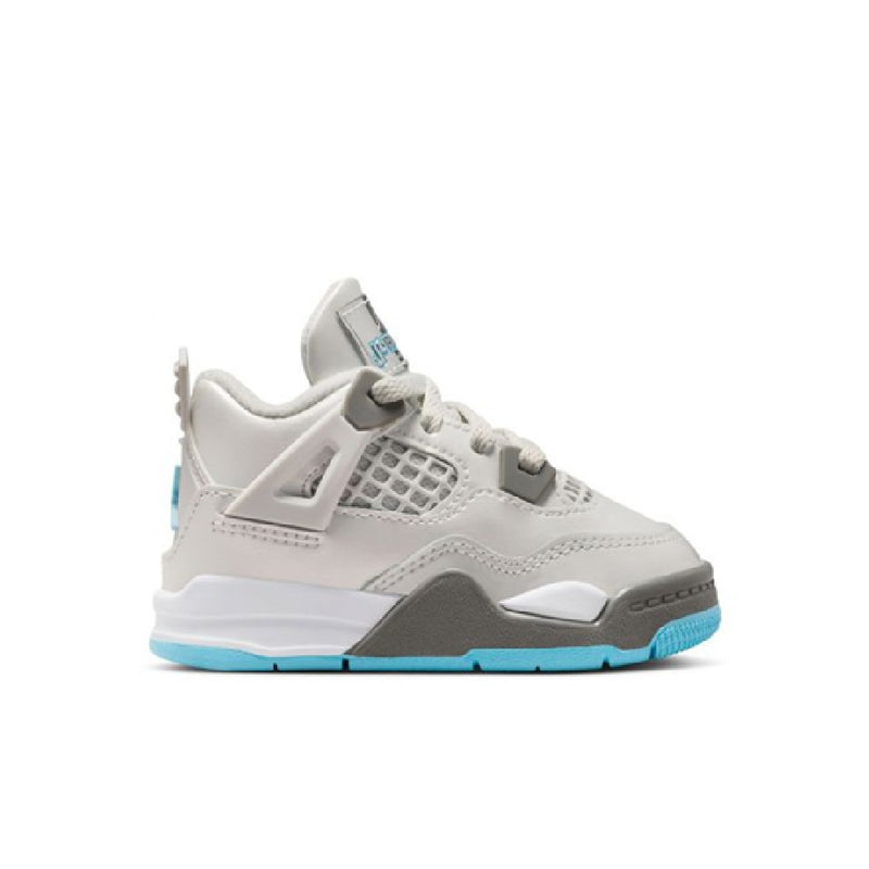 Toddler's Jordan 4 Retro Photon Dust/Blue Chill (HV4759 014)