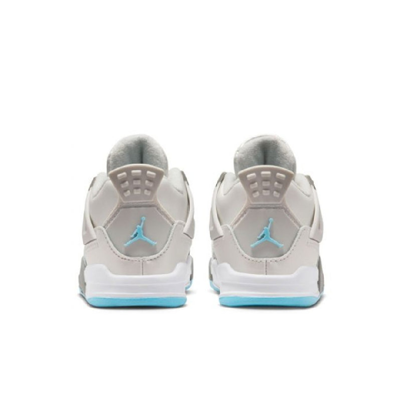 Toddler's Jordan 4 Retro Photon Dust/Blue Chill (HV4759 014)