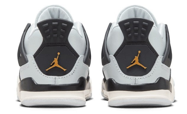 Toddler's Jordan 4 Retro Pure Platinum/Metallic Gold (FZ8584 070)