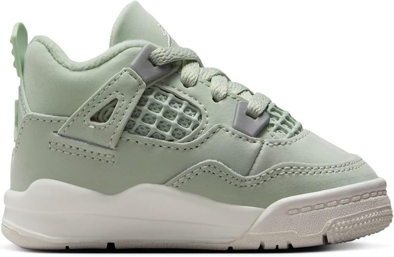 Toddler's Jordan 4 Retro Seafoam/Sail-Metallic Silver (HV4384 003)
