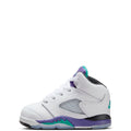 Toddler's Jordan 5 Retro OG White/New Emerald-Grape Ice (HQ7981 100)