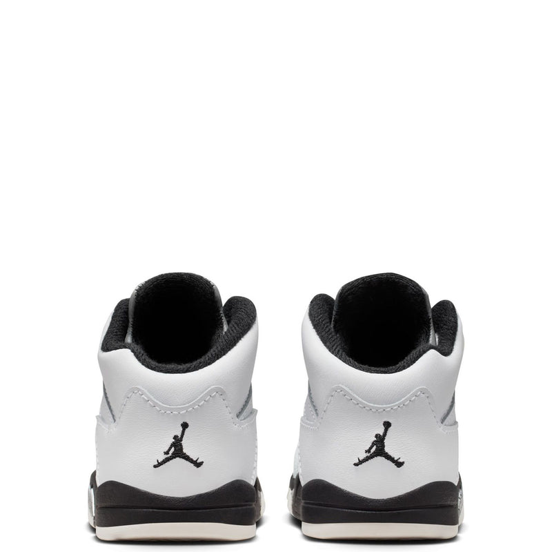 Toddler's Jordan 5 Retro White/Black-Sail (440890 110)