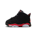 Toddler's Jordan 6 Retro "Infrared Salesman" Black/Lt Crimson (IQ1280 001)