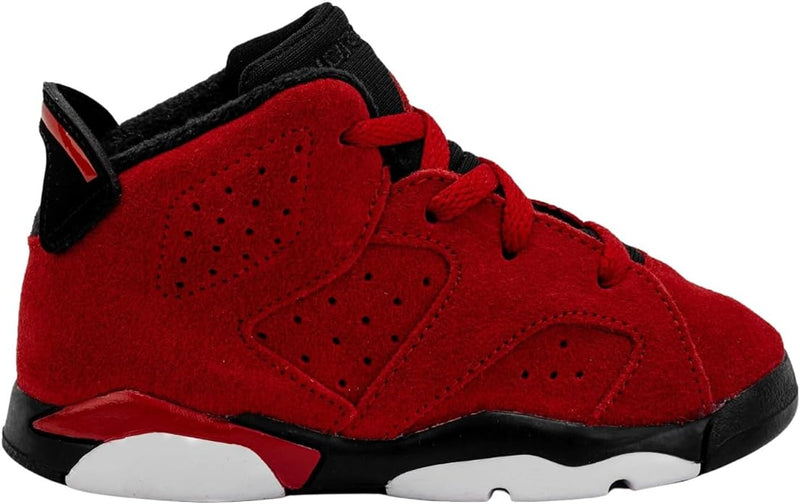 Toddler's Jordan 6 Retro "Toro Bravo" Varsity Red/Black (DV3606 600)
