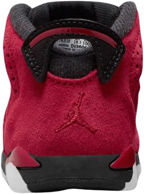 Toddler's Jordan 6 Retro "Toro Bravo" Varsity Red/Black (DV3606 600)