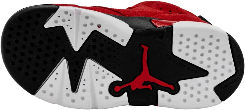 Toddler's Jordan 6 Retro "Toro Bravo" Varsity Red/Black (DV3606 600)